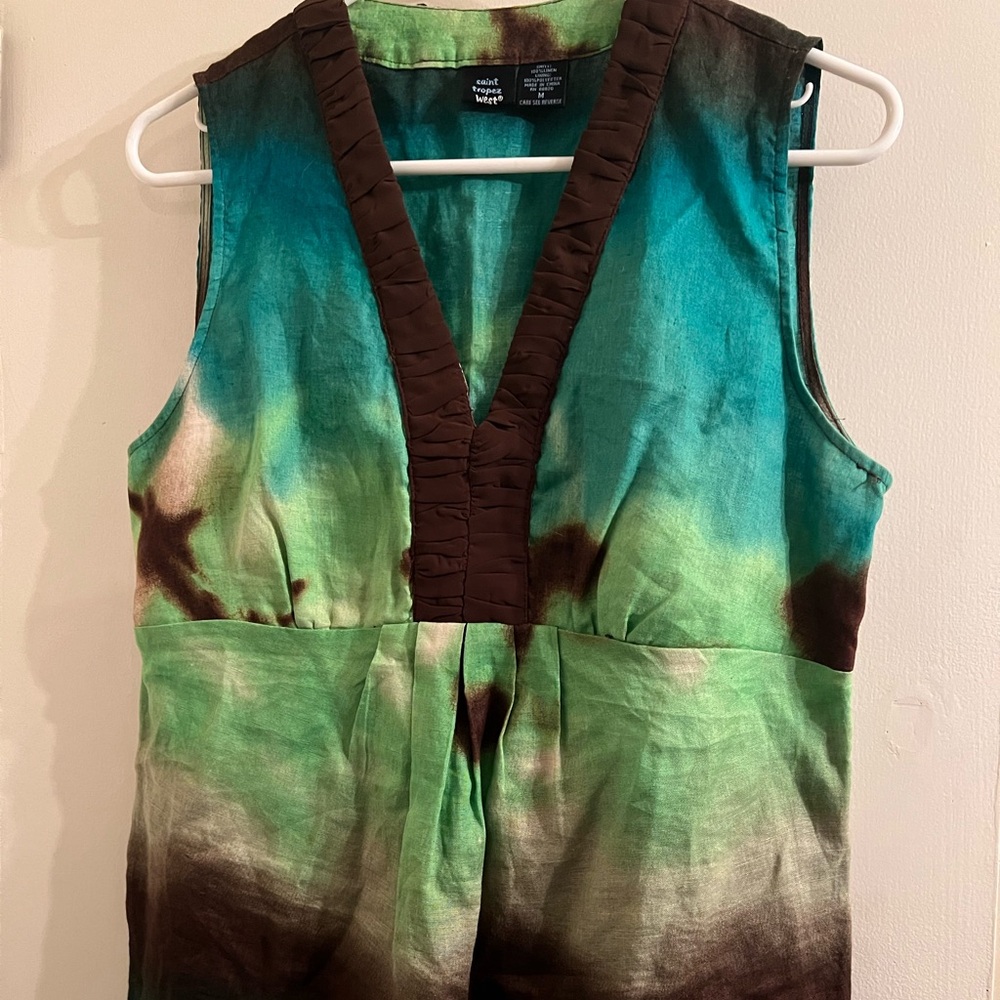 Shirt-Ladies Tye Dye V-neck Size MD